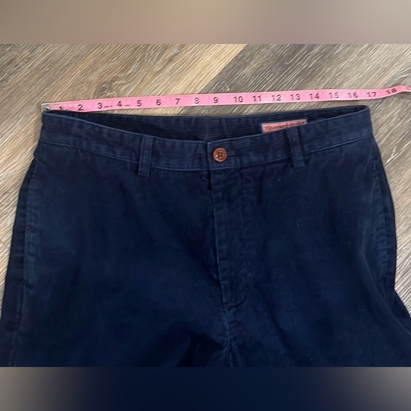 Vineyard Vines navy blue corduroy club pants size 34X34 - Picture 6 of 8